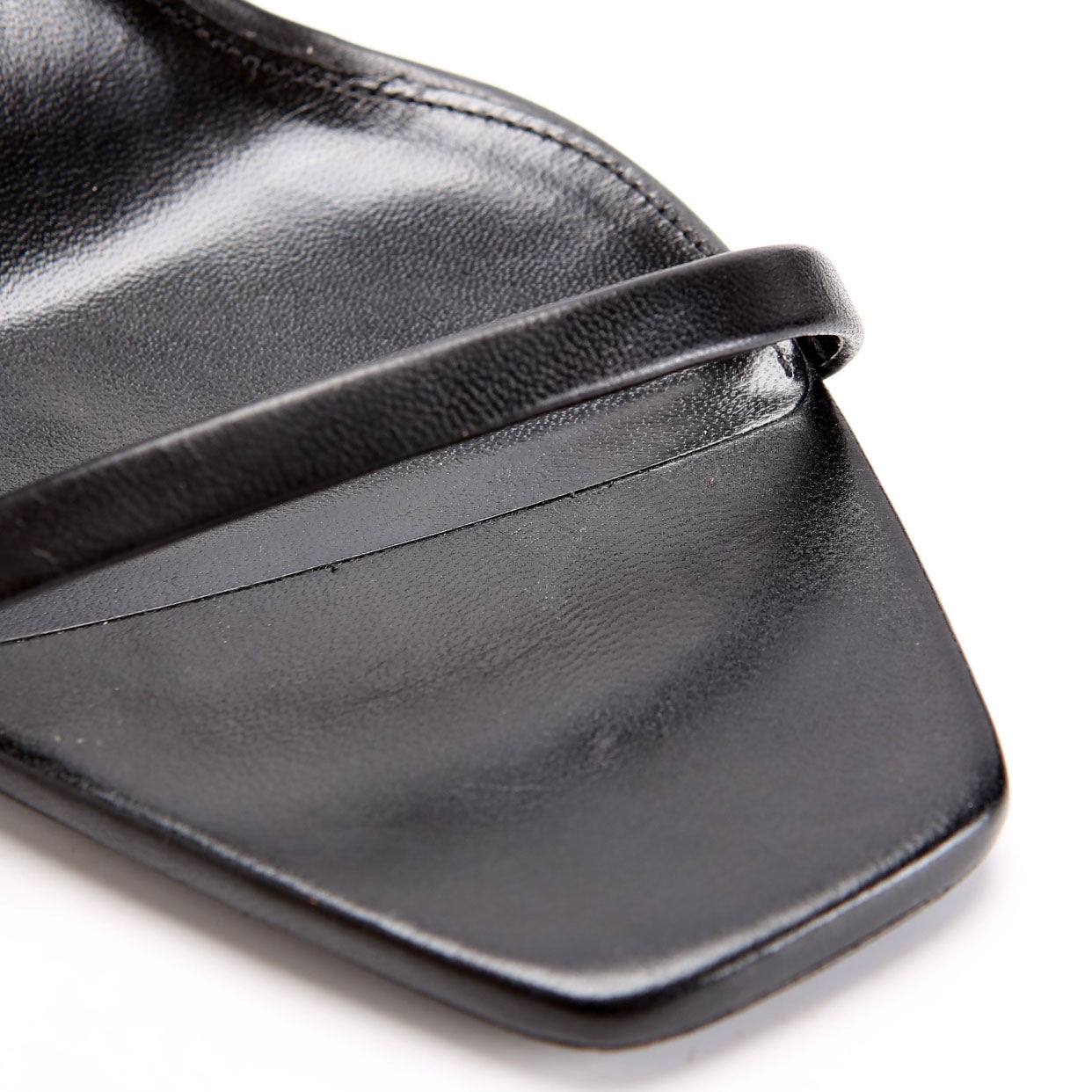 Saint Laurent Opyum Sandal Heels Size 42 Black/Silver