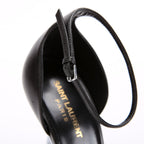 Saint Laurent Opyum Sandal Heels Size 42 Black/Silver