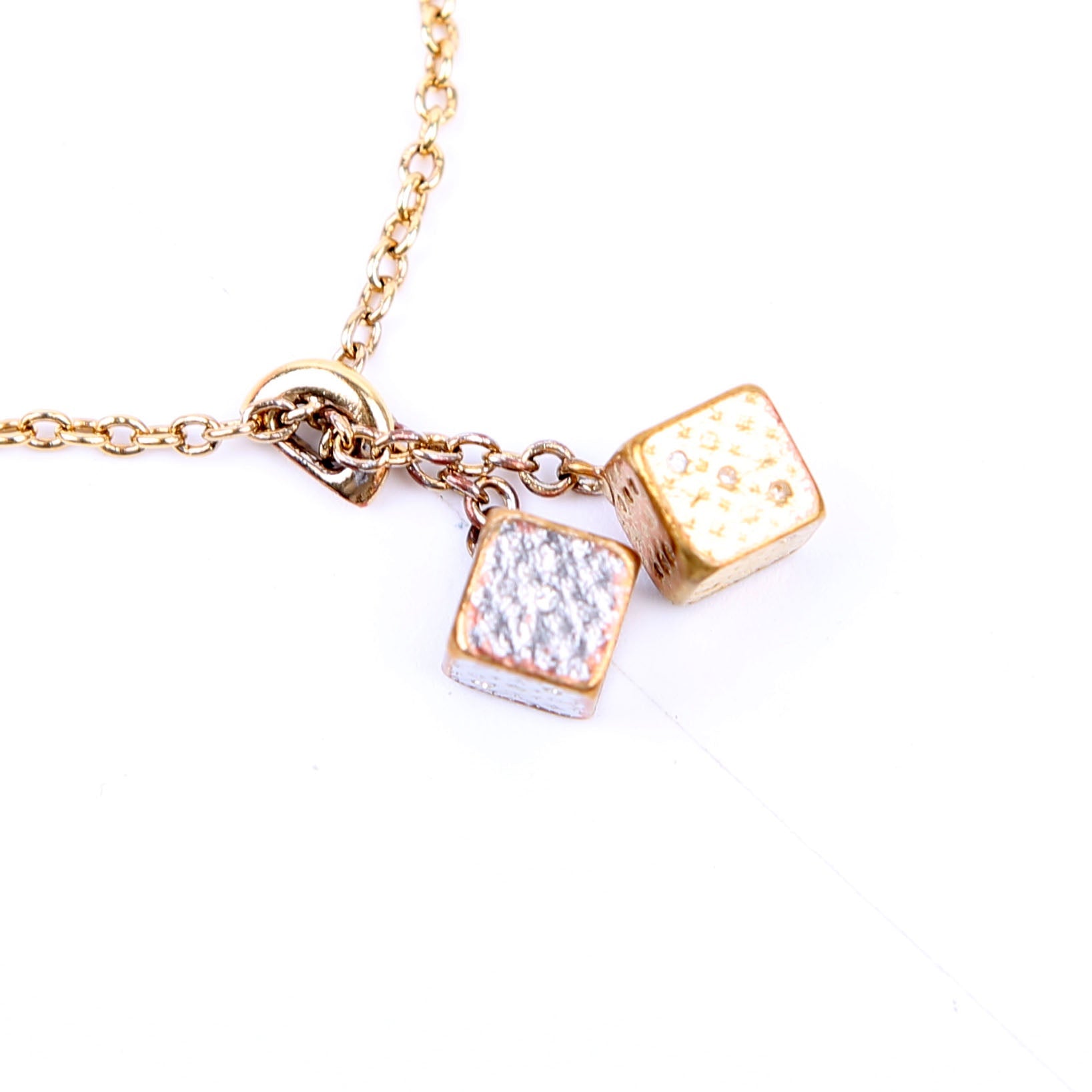 Louis Vuitton Luckygram Dice Crystal Bracelet Gold