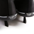 Prada Pointed Toe Sneaker Kitten Heel Size 37.5