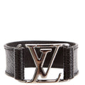 Louis Vuitton Hockenheim Monogram Eclipse 19 Bracelet Black