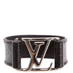 Louis Vuitton Hockenheim Monogram Eclipse 19 Bracelet Black