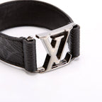 Louis Vuitton Hockenheim Monogram Eclipse 19 Bracelet Black