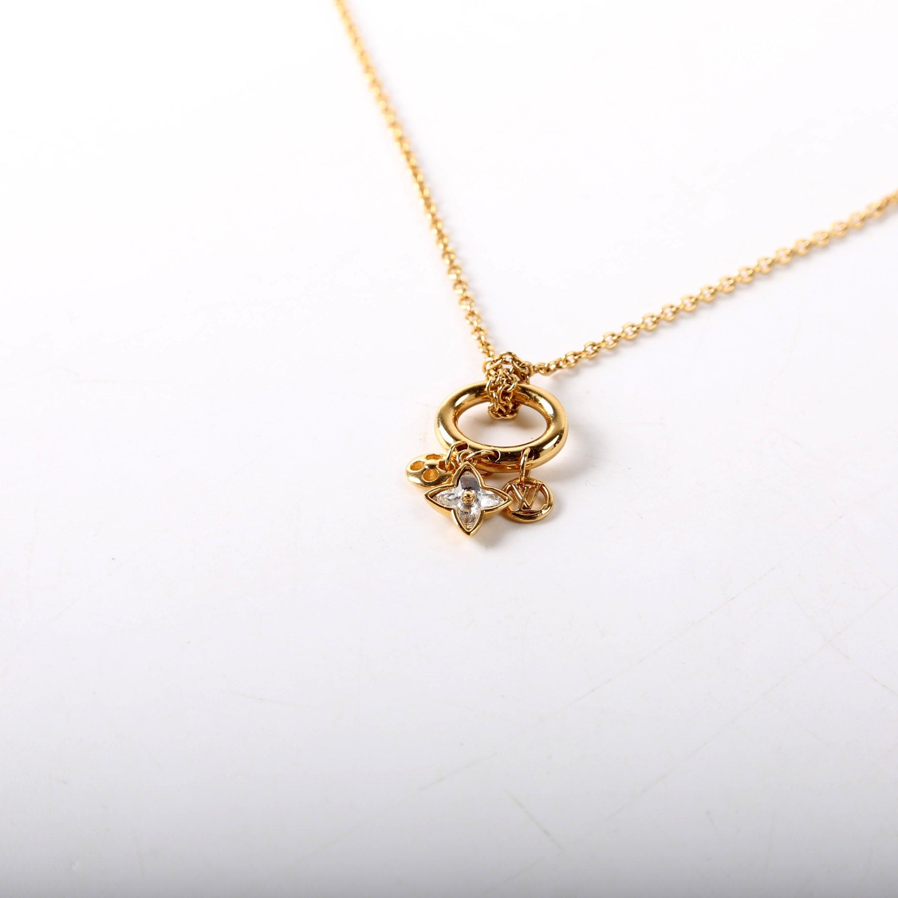 Louis Vuitton My Blooming Strass Necklace M00592 Gold