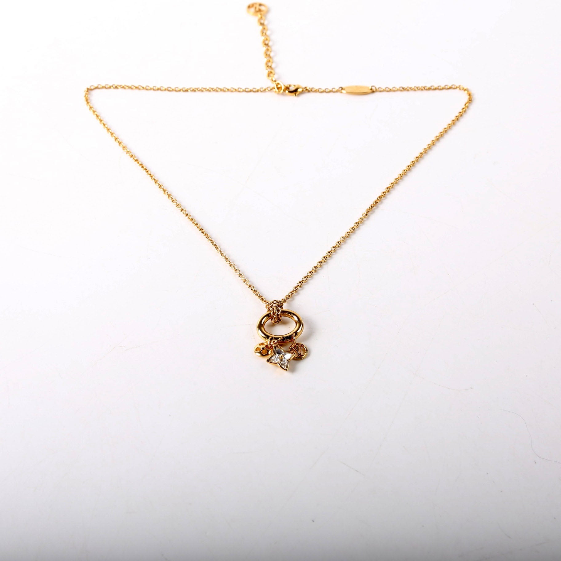 Louis Vuitton My Blooming Strass Necklace M00592 Gold