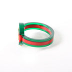 Gucci Web Plexiglass 143.4 Watch Green/Red