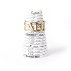Chanel Logo Cutout Cuff Bracelet Gold