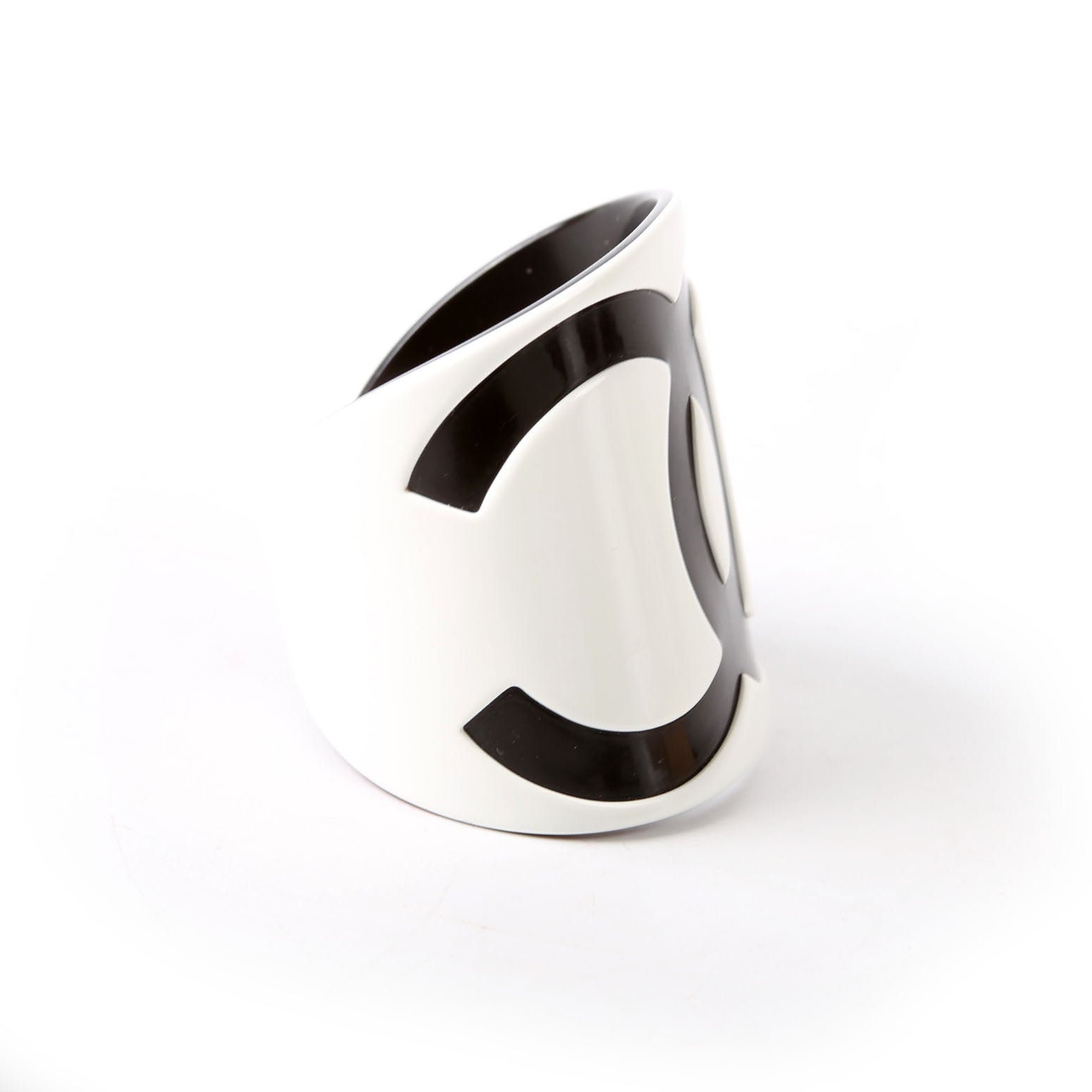 Chanel CC Resin Cuff Bracelet White/Black