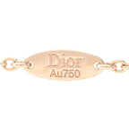 Christian Dior 18K Rose Gold Ruby Mother of Pearl Rose Des Vents Necklace