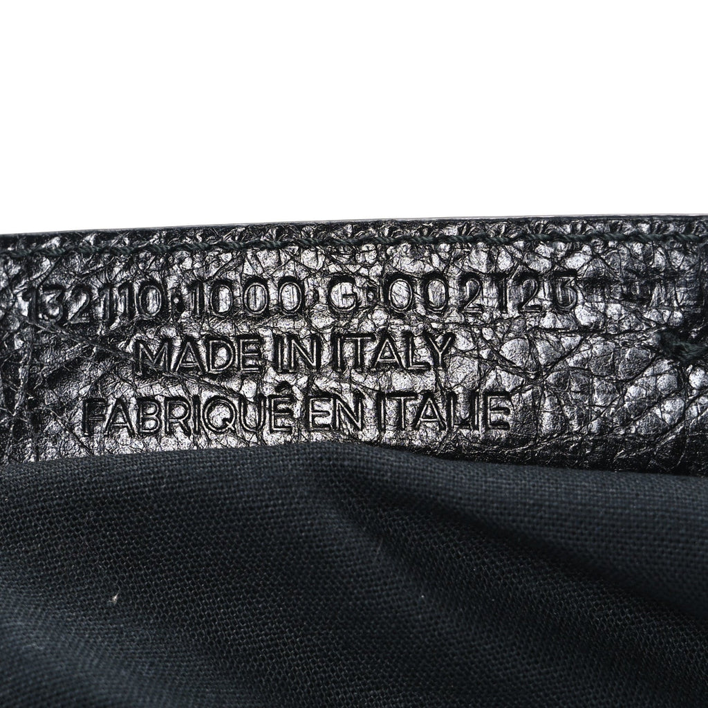 Balenciaga Agneau Classic Hardware Work Black