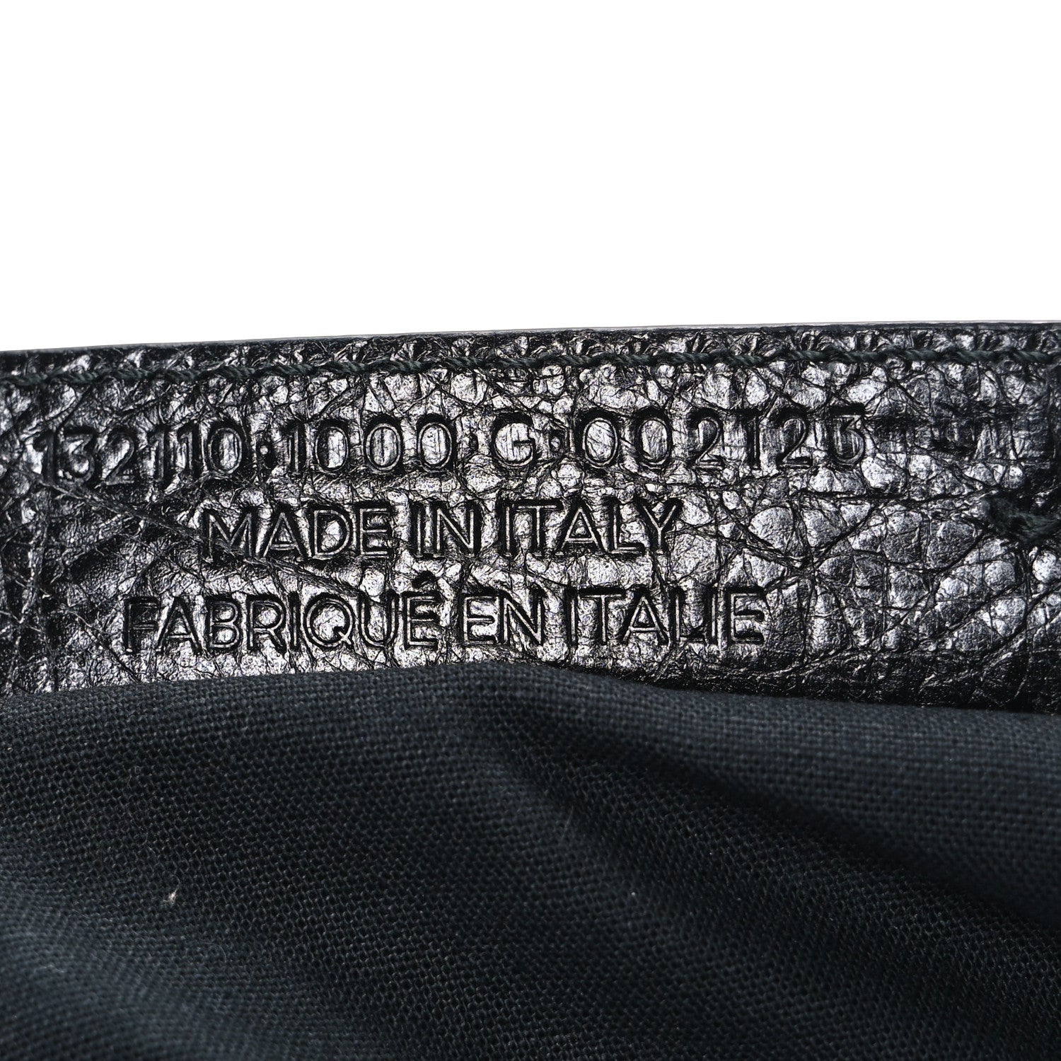 Balenciaga Agneau Classic Hardware Work Black