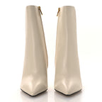 Fendi Nappa Fendi First 95mm Pointed Booties 39.5 White