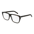 Saint Laurent Eyeglasses Square Full Rim, Black Frame and Clear Demo Lenses Lens SL434SLIM001