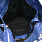 Balenciaga Agneau Giant 12 Silver Hardware Velo Bleu Glacier