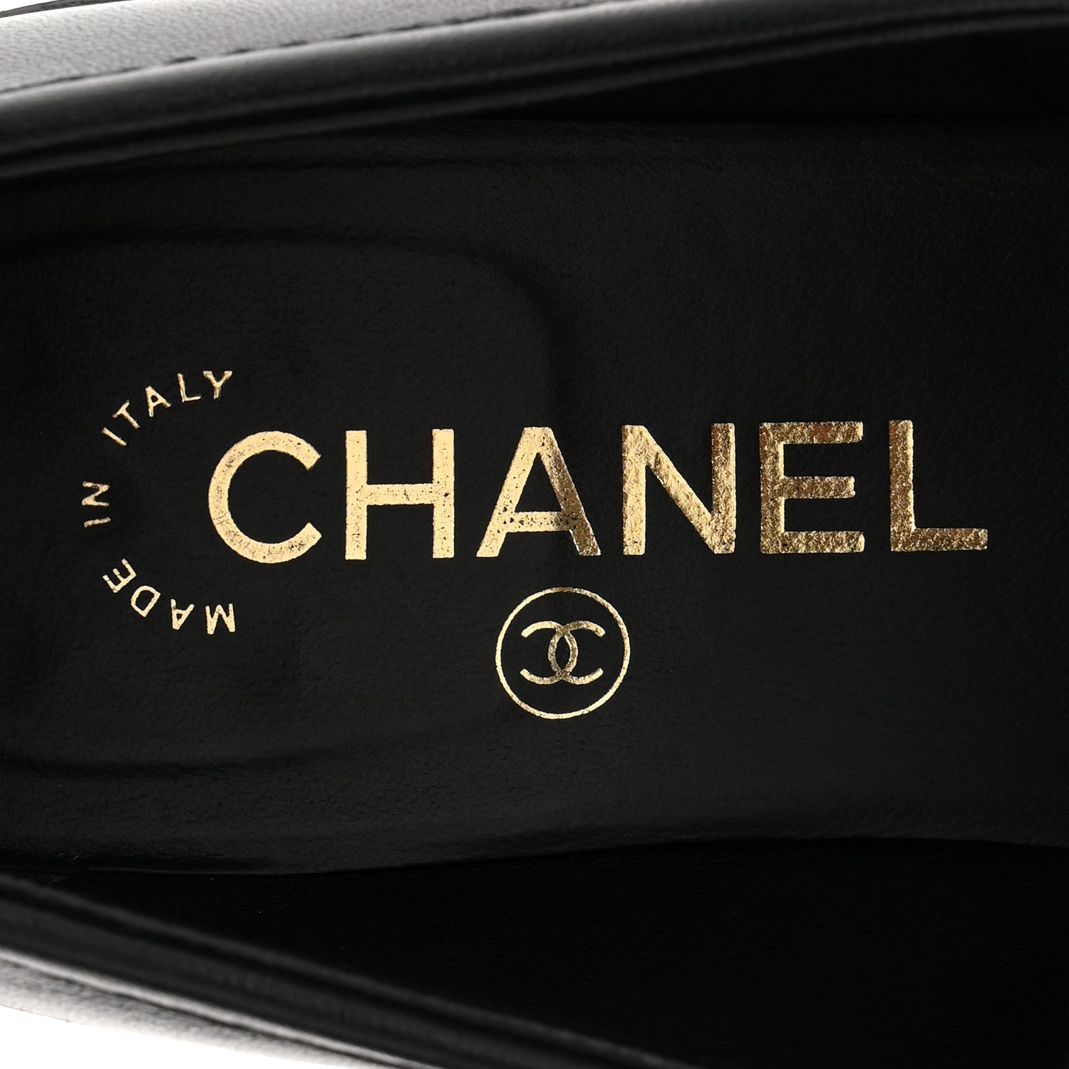 Chanel Lambskin Quilted CC Turnlock Loafers 39 Black