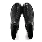 Gucci Calfskin Nappa Matelasse Frances Chelsea Boots 41 Black