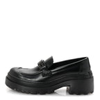 Christian Dior Brushed Calfskin Dior Code Lug Sole Platform 35mm Loafers 38.5 Black
