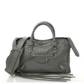 Balenciaga Agneau Classic Silver Hardware S City Gris Haussmannien