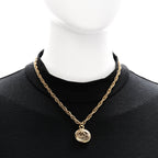 Chanel CC Pendant Necklace Gold