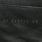 Saint Laurent Calfskin Opyum Ankle Boots 40 Black