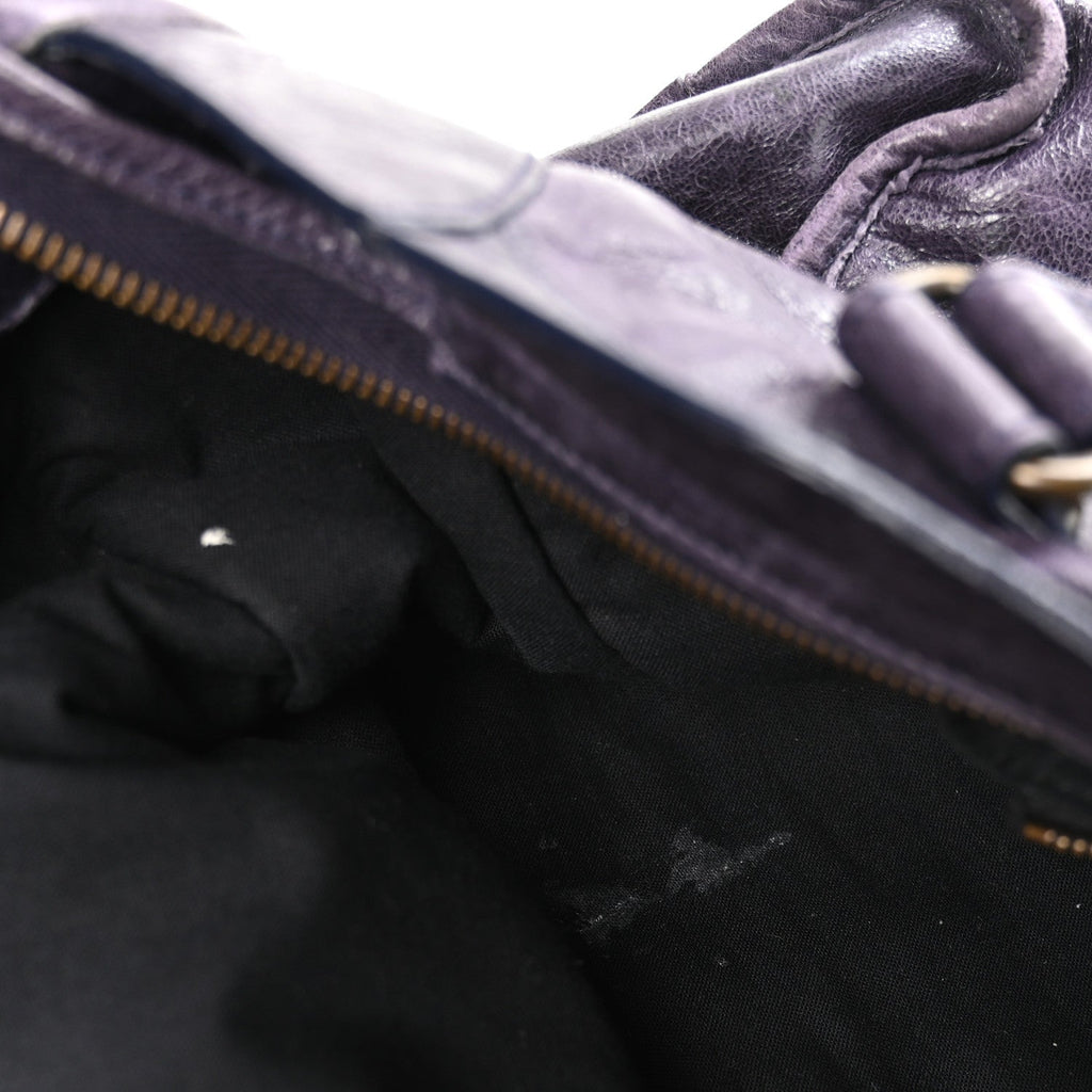 Balenciaga Agneau Classic Hardware City Encre