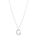 Gucci Sterling Silver G Pendant Necklace