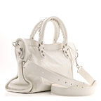 Balenciaga Arena Storico Classic Silver Hardware Small Le City  Optic White