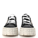 Prada Re-Nylon Gabardine Triangle Logo Double Wheel 50mm Sneakers 41.5 Black