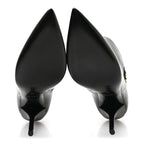Gucci Calfskin Signoria Ankle Boots 36 Black
