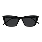 Saint Laurent Sunglasses Cat Eye Full Rim, Black Frame and Black Lens SL737MICATHIN001