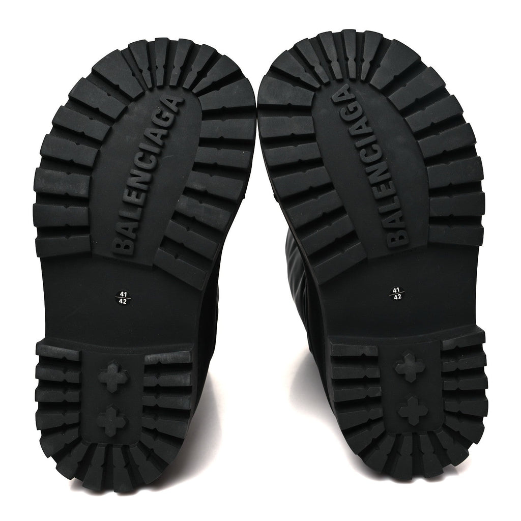 Balenciaga Nylon Mens Alaska High Boots 41-42 Black