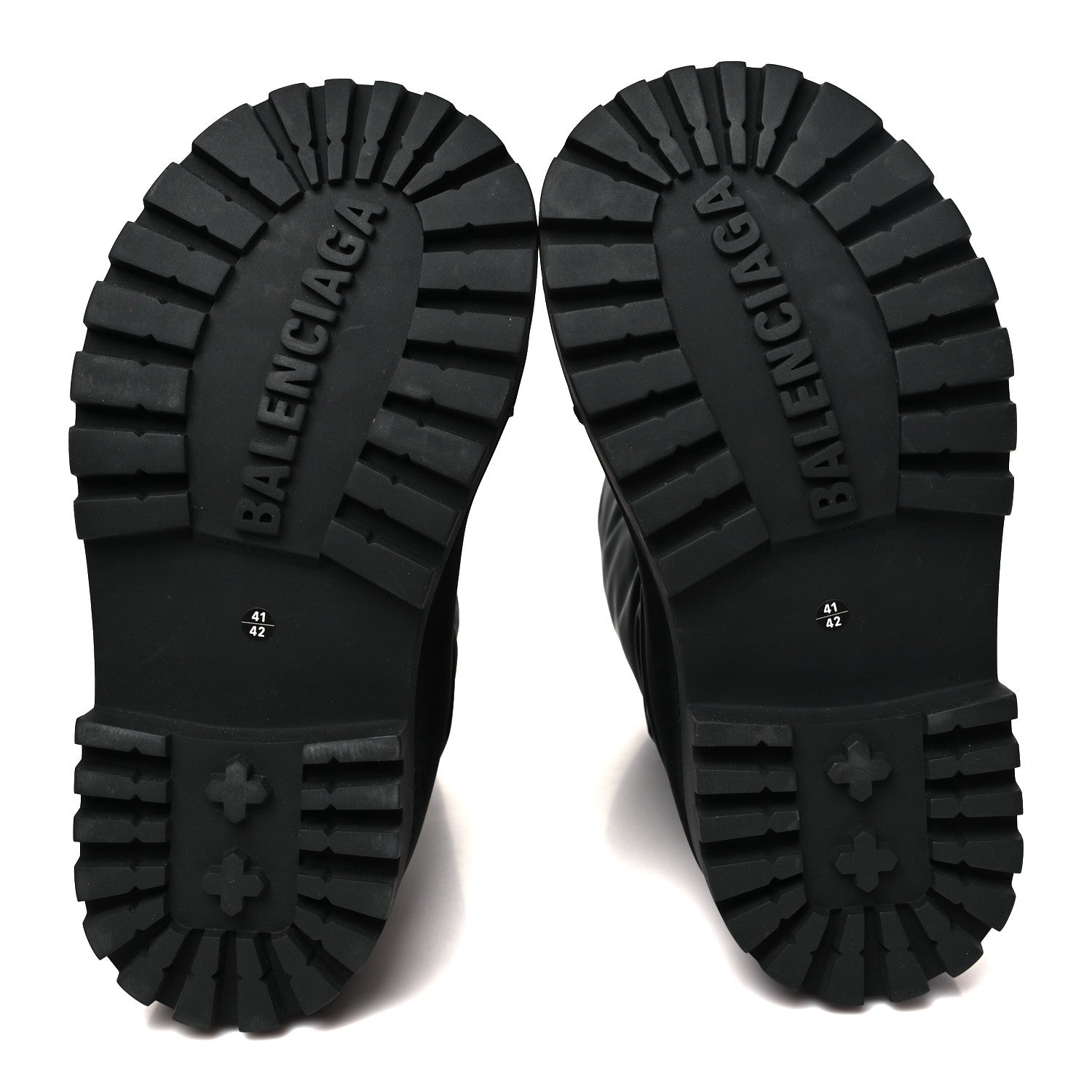 Balenciaga Nylon Mens Alaska High Boots 41-42 Black