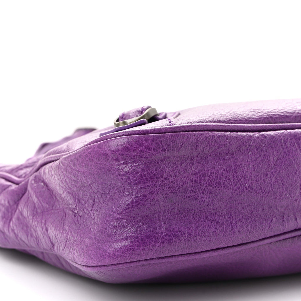 Balenciaga Agneau Classic Hardware Hip Ultraviolet