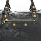 Balenciaga Agneau Giant 12 Gold Hardware Work Anthracite