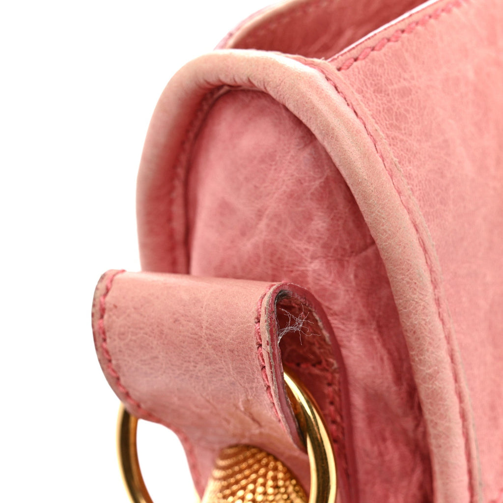 Balenciaga Agneau Giant 21 Gold Hardware City Bubblegum