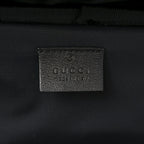 Gucci GG Supreme Monogram Four Wheel Suitcase Black