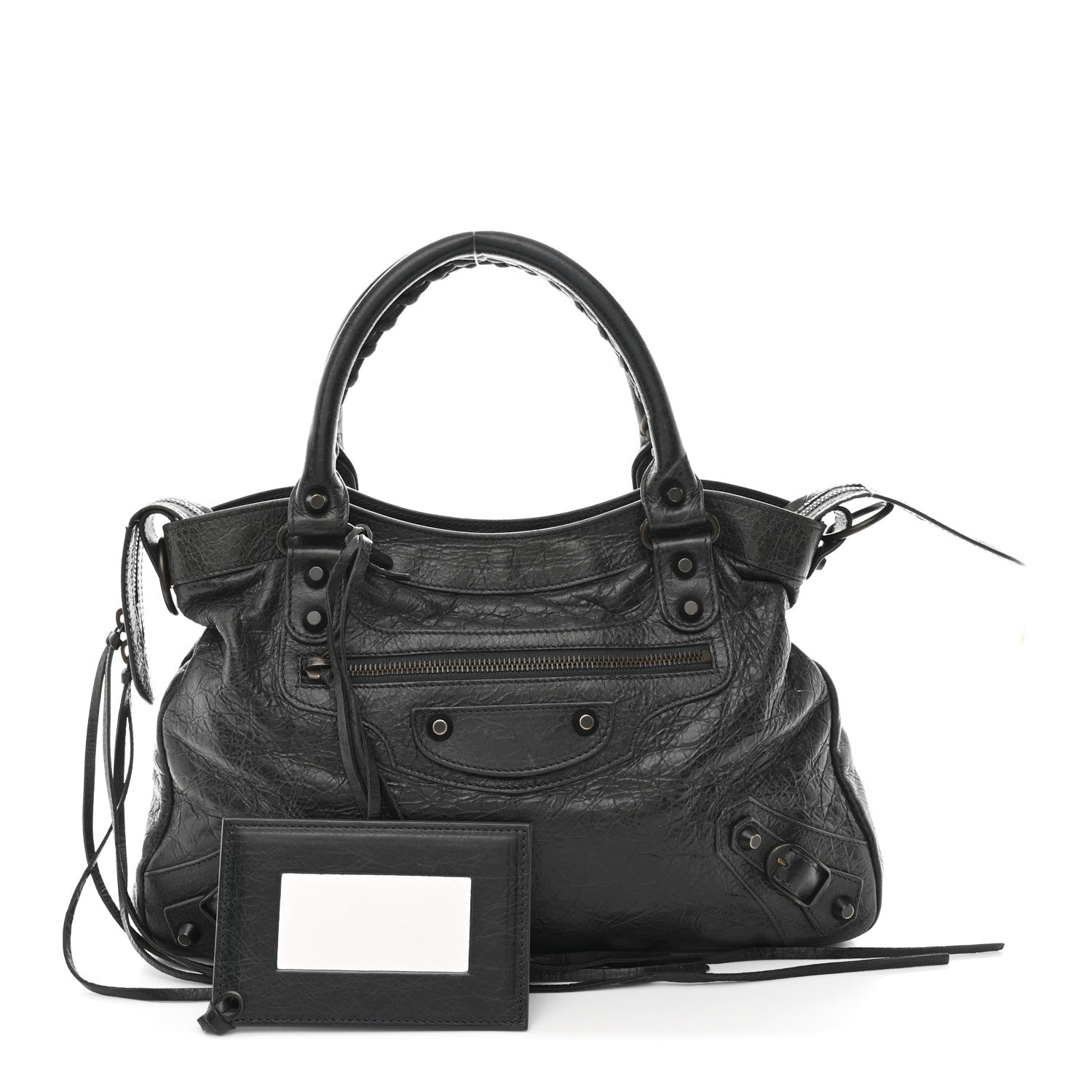Balenciaga Agneau Classic Hardware Town Anthracite
