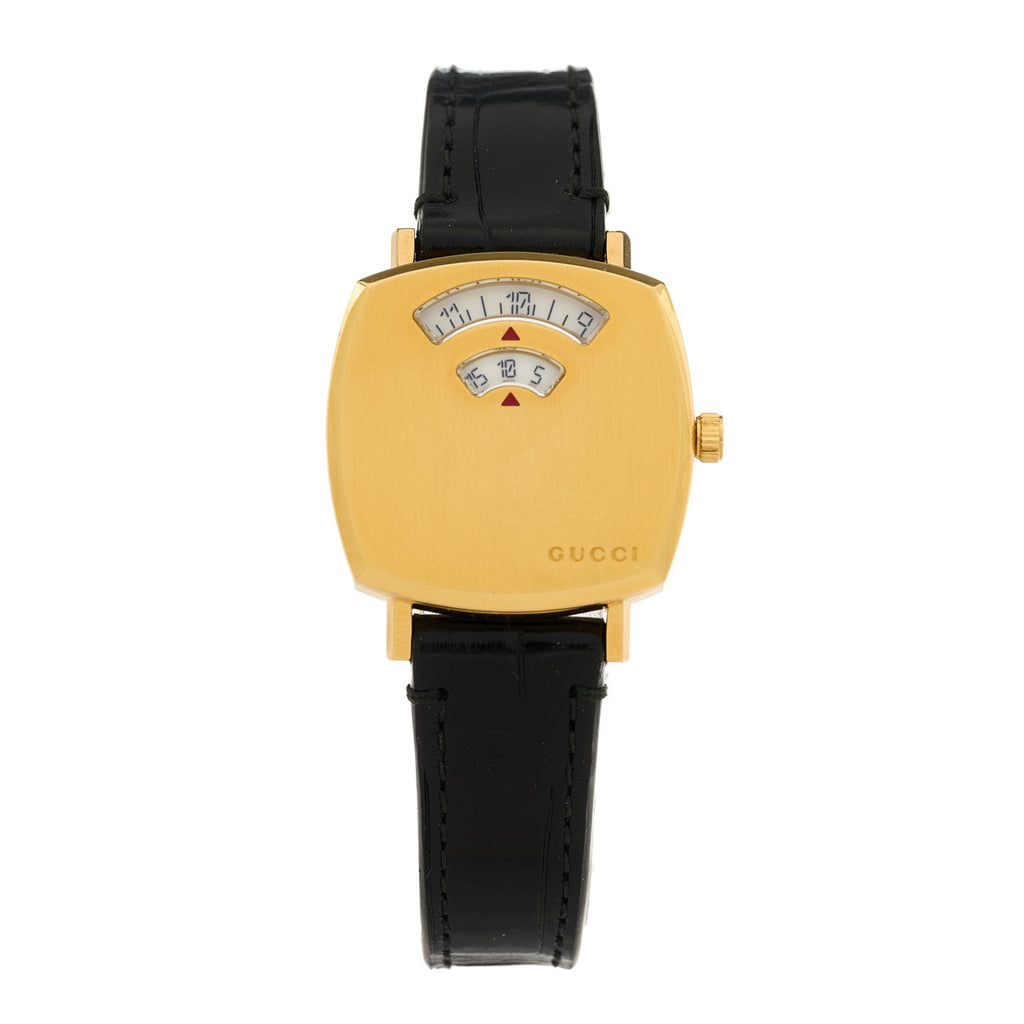Gucci Stainless Steel Alligator 27mm Grip Quartz Watch