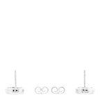 Gucci Sterling Silver Interlocking GG Stud Earrings