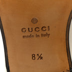 Gucci Lambskin Mens Interlocking G Loafers 8.5 Off White