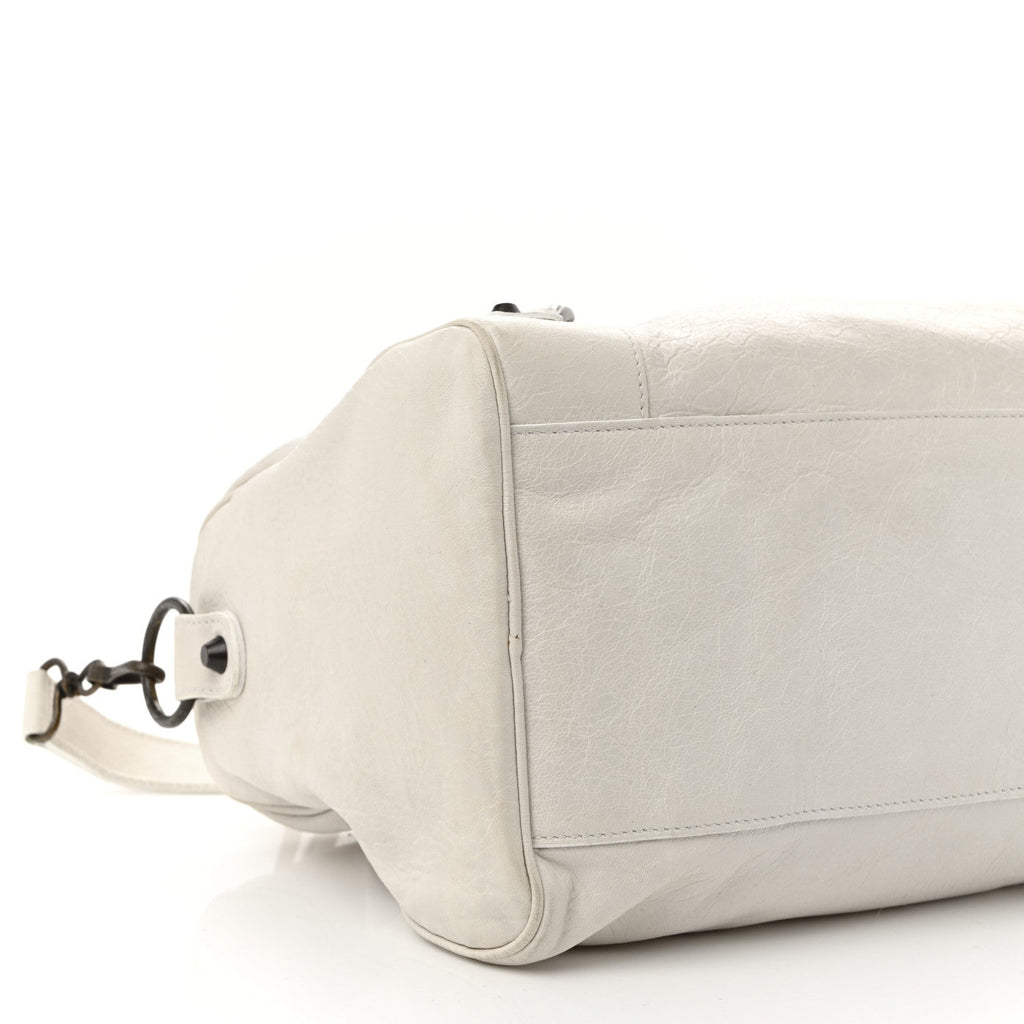 Balenciaga Agneau Classic Hardware Twiggy White