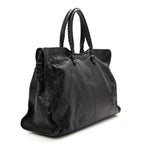 Balenciaga Arena Lambskin Brass Hardware Le City Travel Bag Black