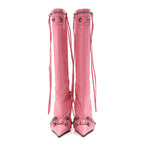 Balenciaga Agneau Arena Cagole 90mm Boots 39 Sweet Pink