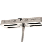 Balenciaga Metal BB Icon Earrings Silver