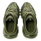 Balenciaga Mesh Rubber Mens Track Mules 41 Kaki