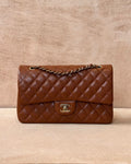 Chanel Medium Classic Flap - Tan Caviar | Champagne Gold Hardware