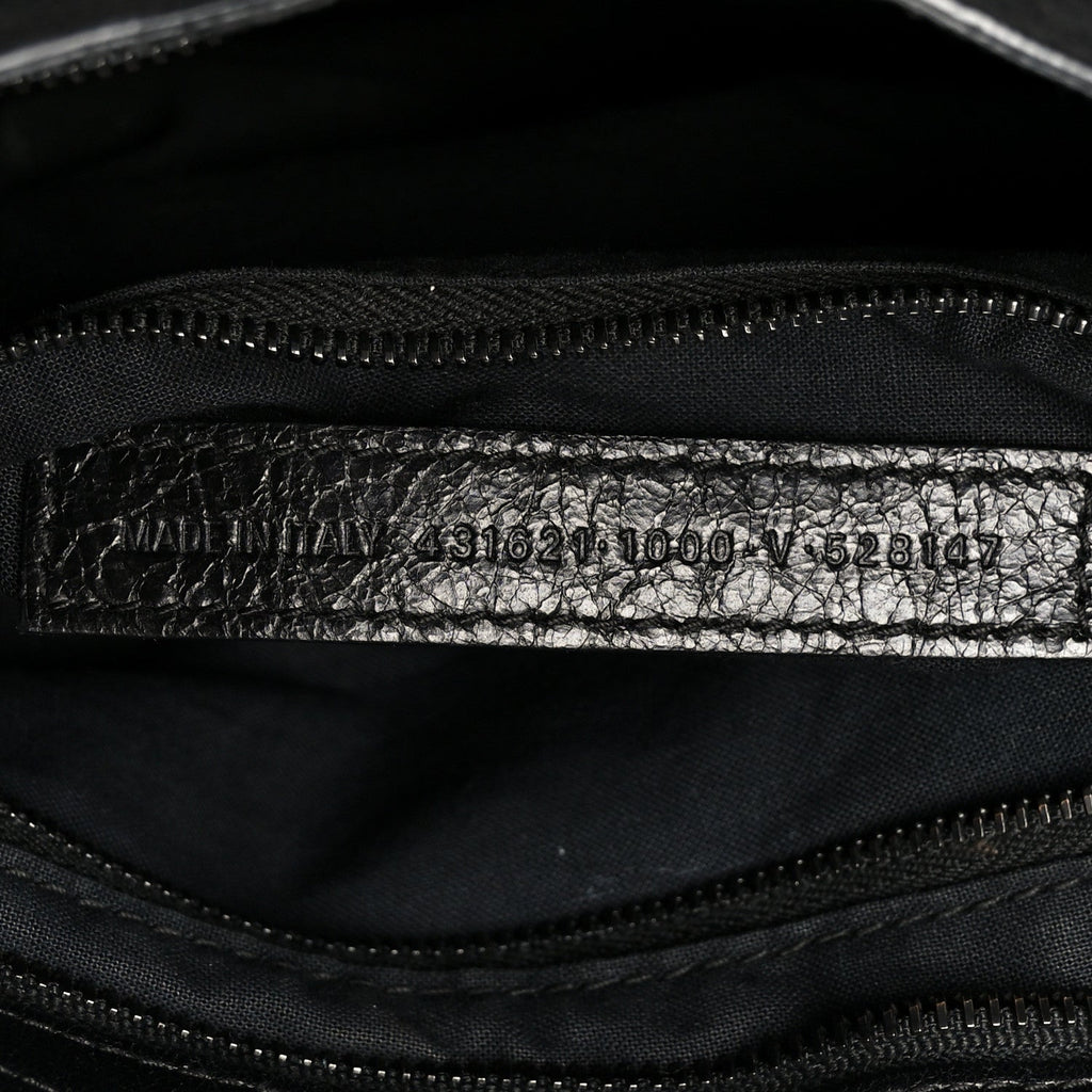Balenciaga Agneau Arena Classic Black Hardware S City Black