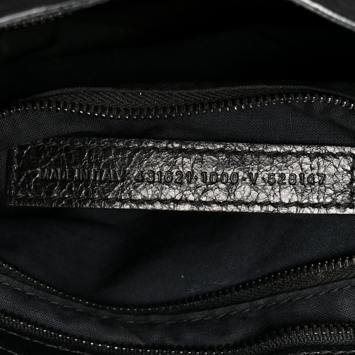 Balenciaga Agneau Arena Classic Black Hardware S City Black