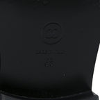 Chanel Calfskin Lace Up Combat Boots 38 Black