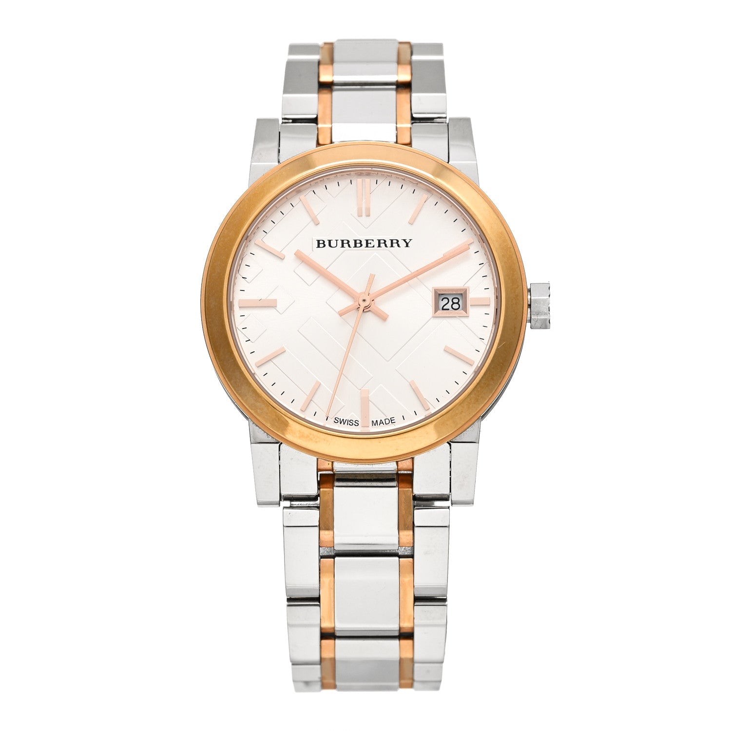 Burberry Stainless Steel 34mm The City Quartz Watch BU9105